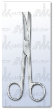 Forbici chir. cm.14 curve alterne 