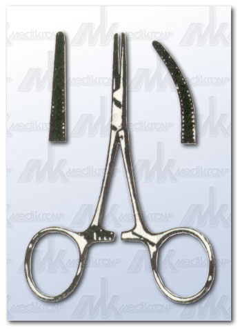 Pinza di hartmann cm.10 retta emost.  