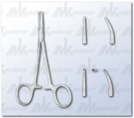 Pinza di halsted-mosquito cm.12,5 retta anatomica, em. 