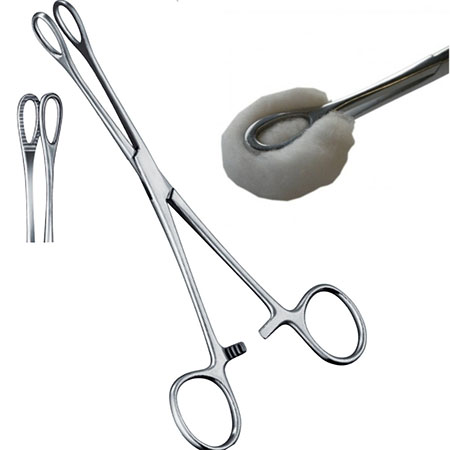 Pinza di foerster ad anelli retta cm.25 german quality 