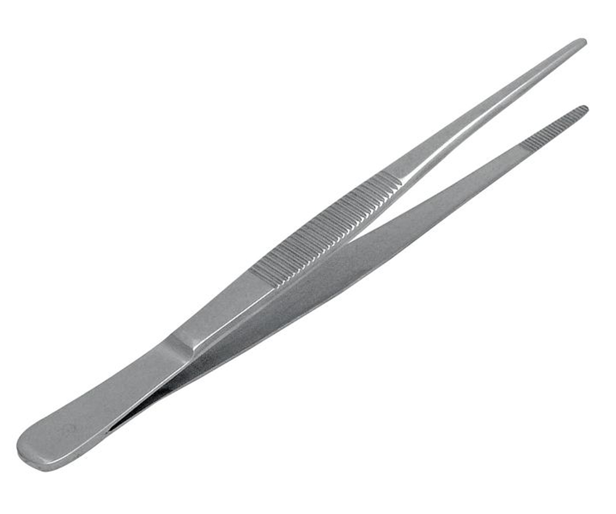 Pinza anatomica per dissezione retta 30 cm in acciaio