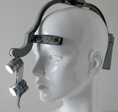 Dr-kim - caschetto con due luci 