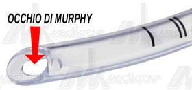 Tubo endotrac. murphy str  mm. 2,5 cuffiato 