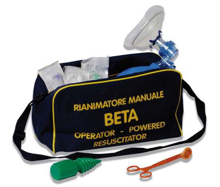 Rianimatore manuale (borsa) s/bombol 