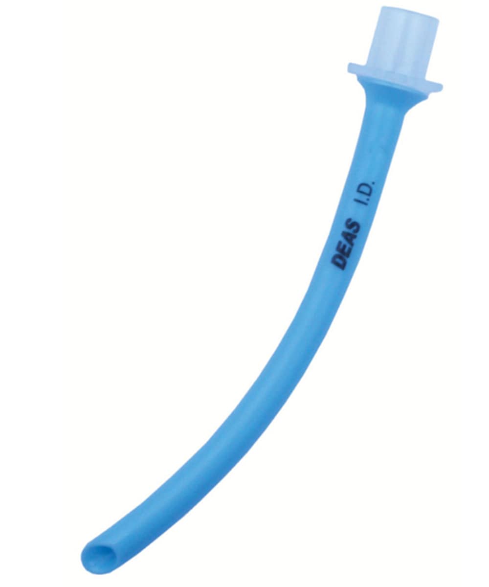 tubo nasofaringeo monouso in PVC flessibile da 9 mm, con connettore 15M e marcatura della misura, confezionato sterile.