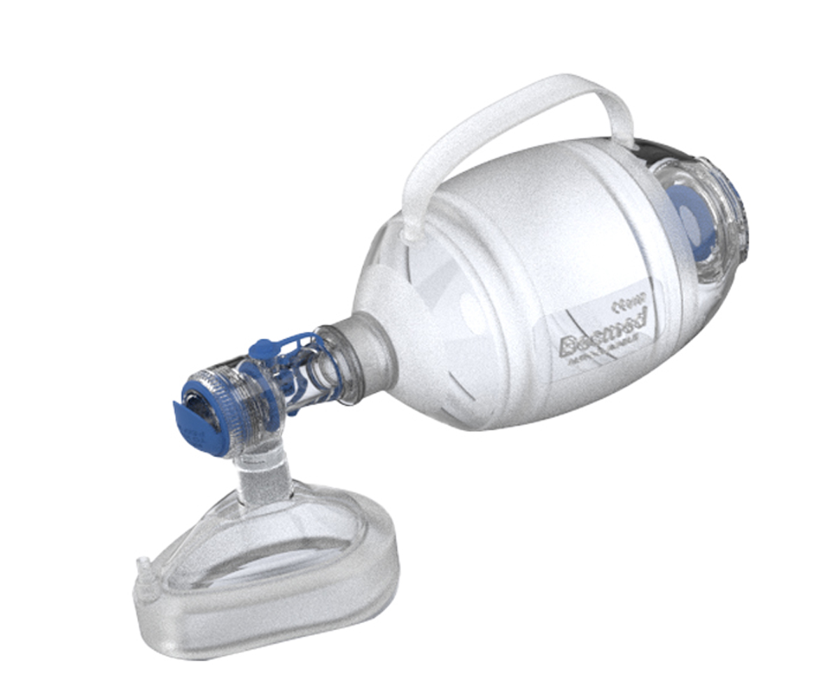 Pallone rianimatore in silicone Besmed per adulti 1600 ml con impugnatura