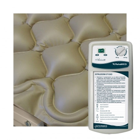 Materasso antidec ad aria, c motore e regolatore 