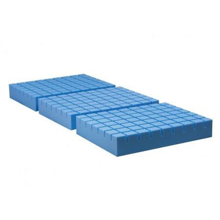 Materasso antidecubito ventilato in espanso a 3 sezioni - ntn 