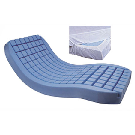 Materasso antid.polyplot 1 sez. cm90 in poliur. esp.+copert.imp.kg.130 