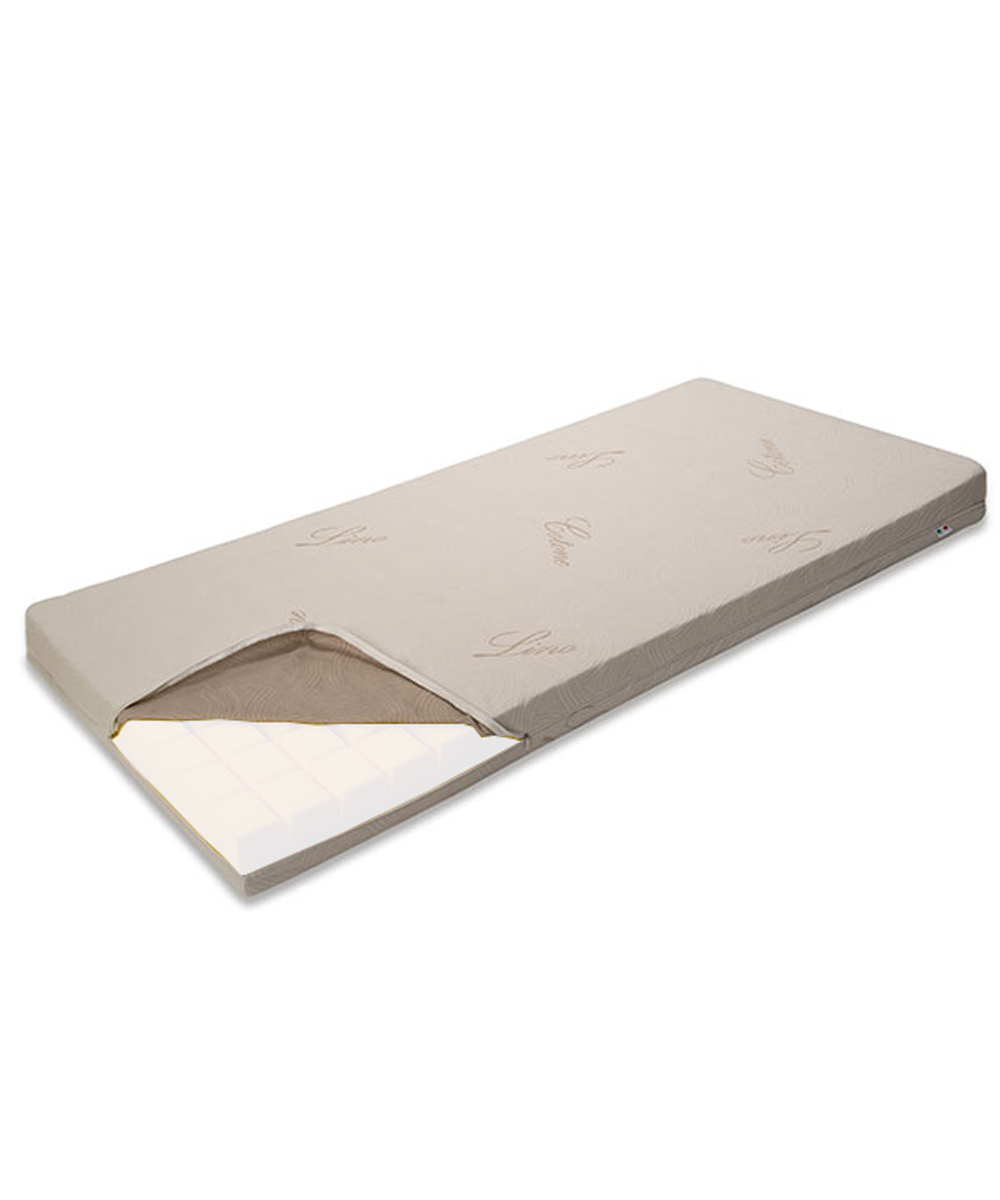 Fodera in cotone-chiusura lampo x materasso mis.cm 120x195x12h 