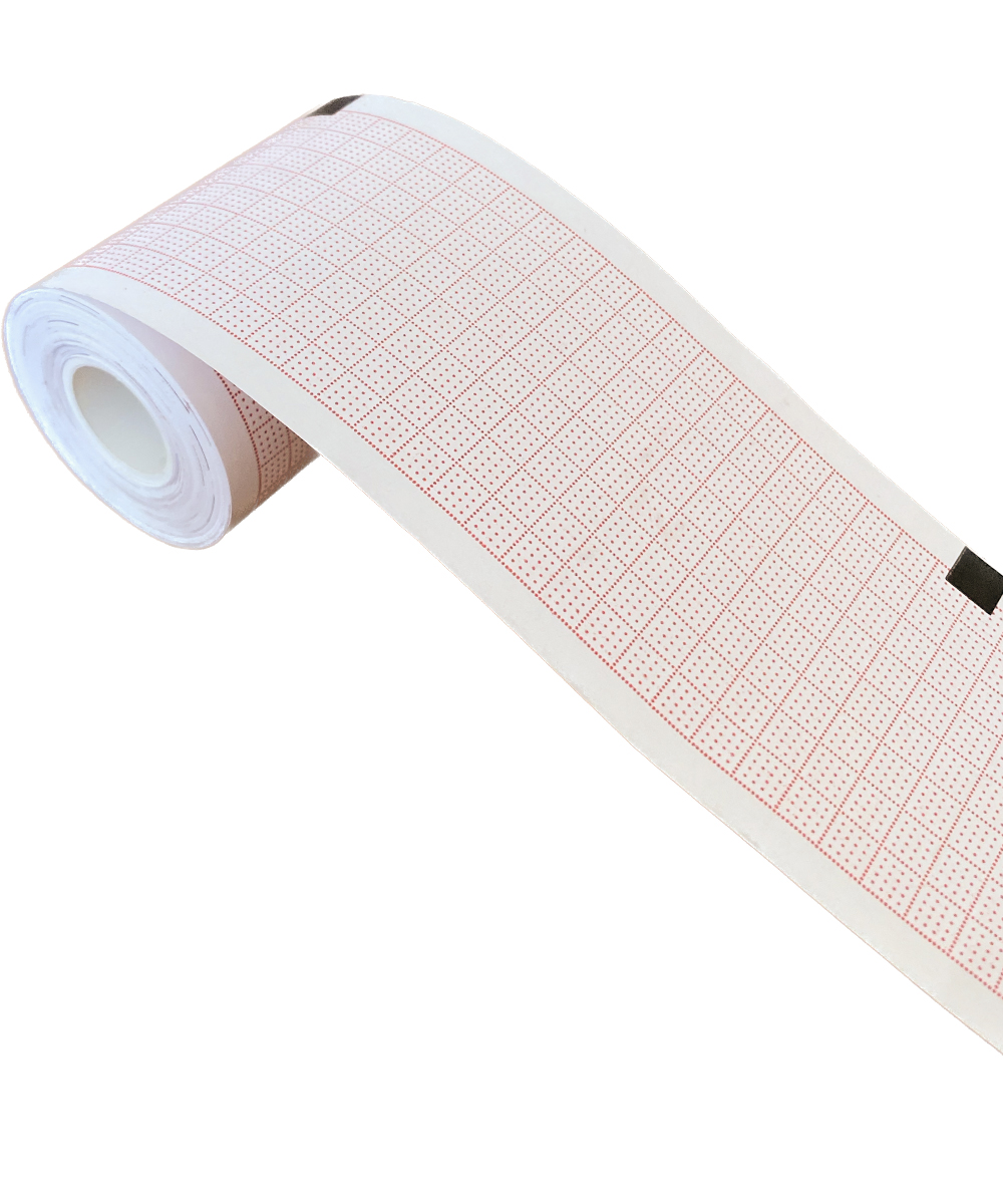 Carta termica per ECG Cardiolline, confezione da 10 rotoli (50 mm x 15 m), BPA Free, per tracciati precisi e duraturi, compatibile con ET Medical Devices Microruler.