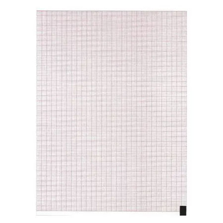 Carta ecg biocare ie12-ie15 griglia arancio mm 210x150x200 fgg cf 10 pz 