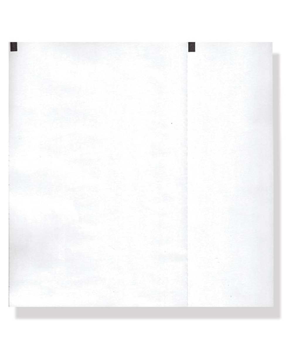 Carta bianca per apparecchi ECG NIHON KOHDEN compatibile con modelli ECG-1350, 2350, 9110, 9130, 9132. Dimensioni 210x140x215 ff.