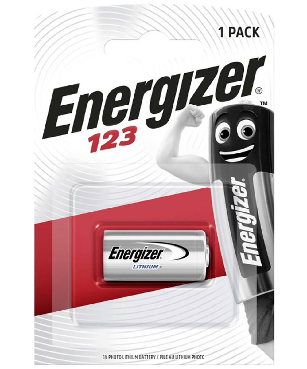 Pila energizer 3v al litio cr123 bl 1pz 