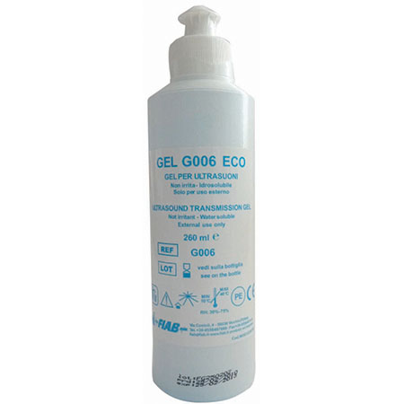 Gel g. 260 per ultrasuoni azzurro 