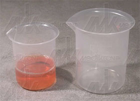 Bicchieri graduati in polipropilene 1000 ml. 