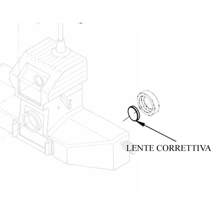Lente correttiva heine +2d x omega 