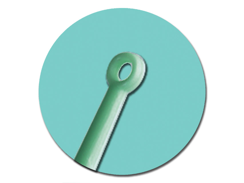 Curette orl microloop verde ansa circolare mm.3 