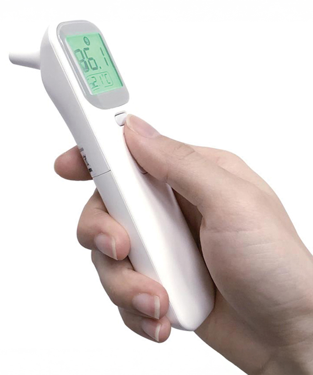 Termometro a infrarossi bluetooth fronte e orecchio 