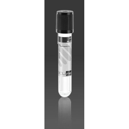 Provette ves in plp sodio citrato tappo nero a press 2.4ml cf 100pz 