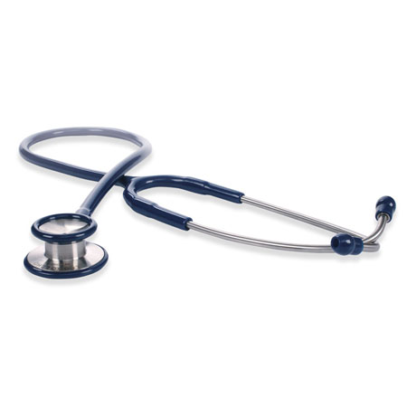 Stetofonendo adulti in acciaio inox colore blu 