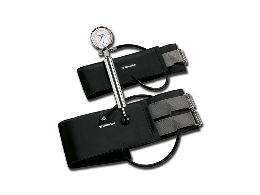 Tourniquet pneumatico riester compl. di bracc. ad./cosciale-polmoni l.f. 