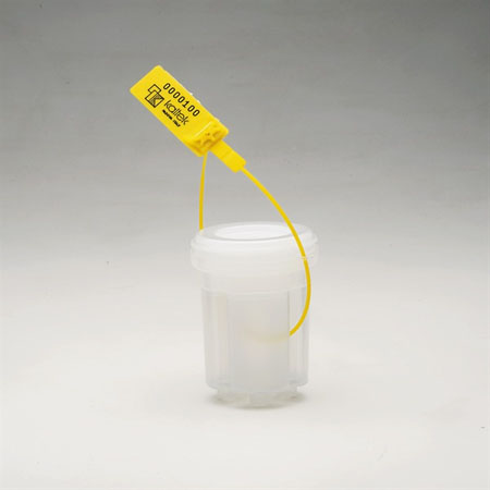 Contenitore urina a 4 scomparti c/chiusura a sigillo 