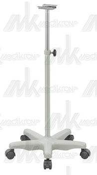 Stativo a 5 ruote attacco 16mm + supporto per sfigmo um 102/b 