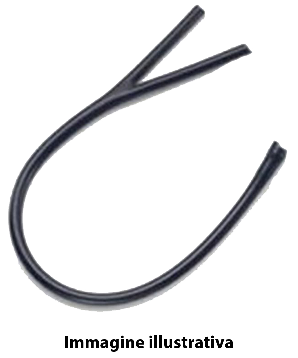 Tubo 2 vie per stetoscopio cardiologico Tycos Harvey modello 5079-28/29, progettato per una trasmissione sonora chiara e riduzione delle interferenze, ideale per diagnosi cardiologiche accurate.
