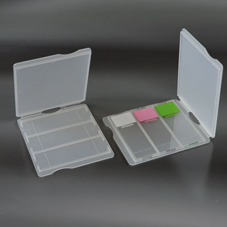 Portavetrini postale 3 posti polipropilene 26x76 cf. 10 pz 