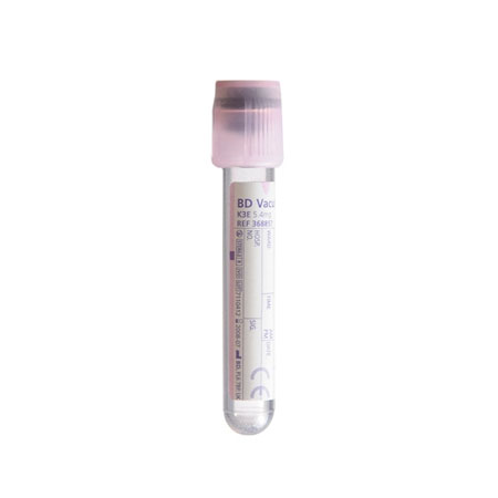 Vacutainer provette con edta 13x75 k3 5,4 mg tappo lilla cf. 100pz 