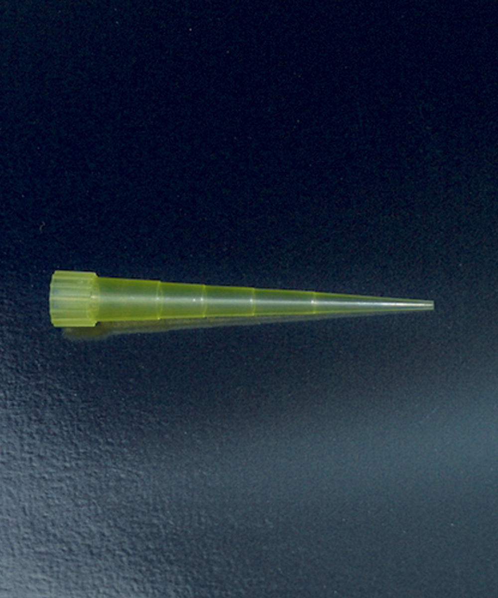 Puntali per micropipette st gialli 2-200 tipo univers cf.960pz rack 96p 