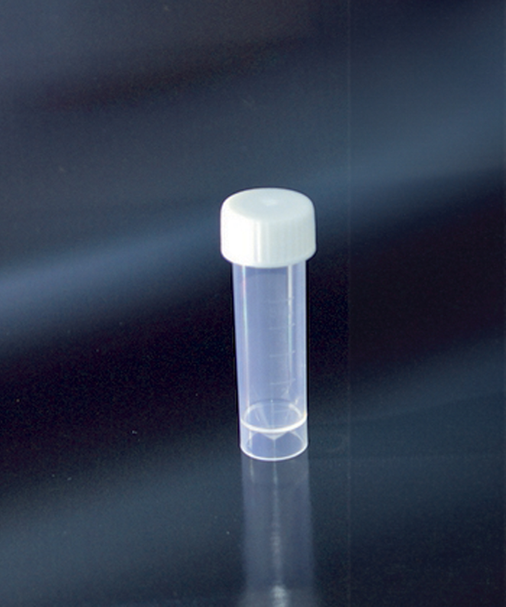 Provette con tappo a vite e base in pp 16x60 grad 5ml str conf 2000pz 