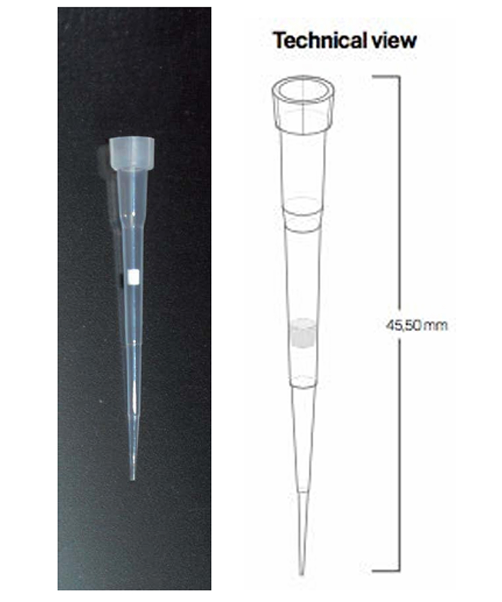 Puntali con filtro sterili tipo gilson neutri 0.1-10 conf 960pz rack 96p 