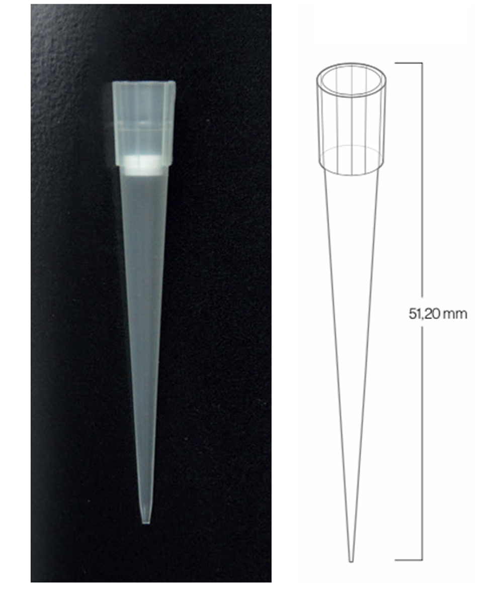 Puntali con filtro sterili tipo gilson neutri 2-200 conf 960pz rack 96p 