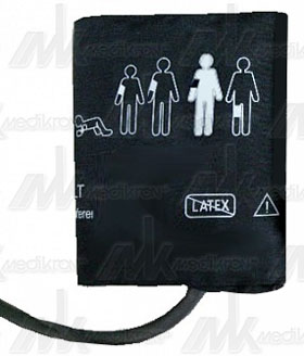 Bracciale completo adulti 1 tubo latex free col. blu 