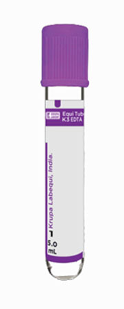 Vacumed provette 13x75 tappo viola k3 edta x 3ml sangue - cf. 100pz 