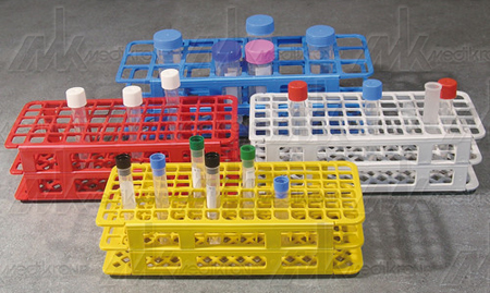 Portaprovette universali 60 posti per diam. 16mm. 