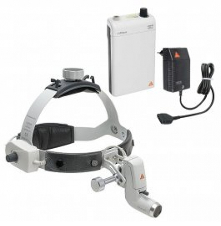 Lampada frontale ml4 led heine c/caschetto+mpack e trasf.rete 