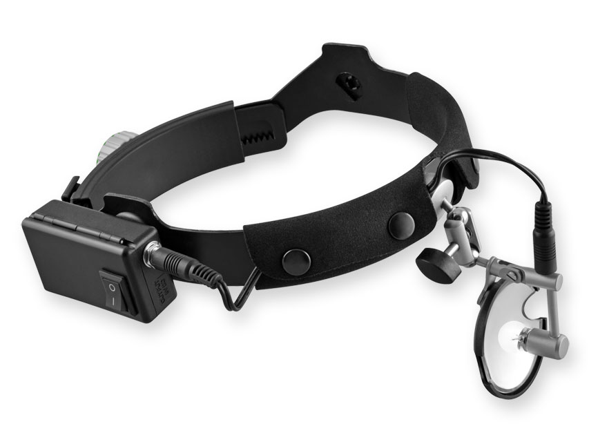 Specchio frontale lux 55 - porta batteria su caschetto 