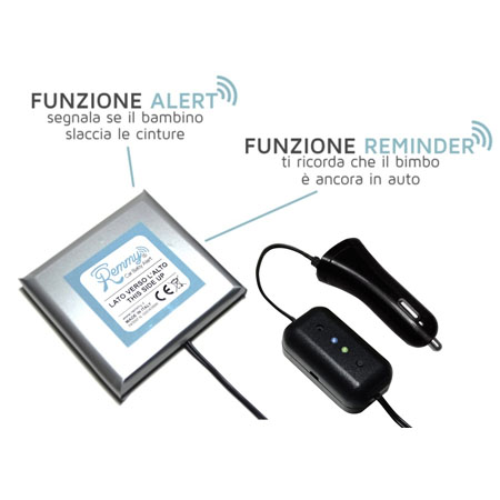 Dispositivo anti abbandono remmy per seggiolino auto singolo 
