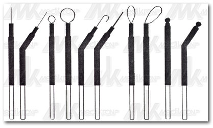 Elettrobisturi elettrodo kit assort. cm.5 , 10 pz. 