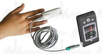 Pulsossimetro palmare sat 500 con software 