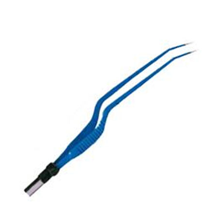 Elettrobisturi pinza bipolare angolata cm.20 becchi curvi mm.1 