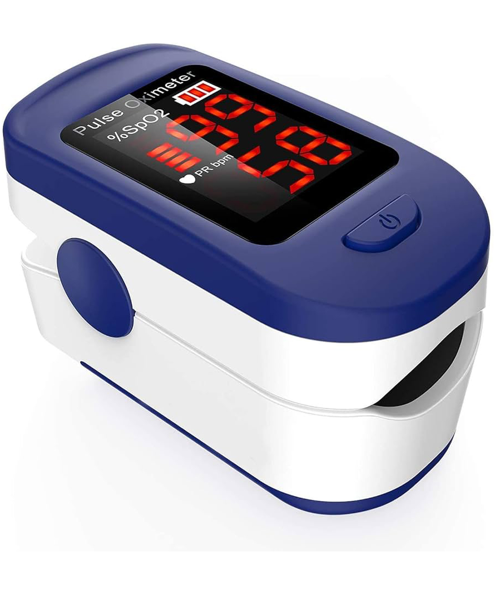 Pulsossimetro Ossimetro Mini Adulti con Display LED, piccolo e portatile, ideale per la misurazione rapida e precisa di SpO2 e frequenza cardiaca.