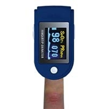 Pulsossimetro Da Dito Con Display OLED – Misura SpO2, Frequenza Cardiaca, Indice Di Perfusione, Barra Del Polso, Spegnimento Automatico, Compatto