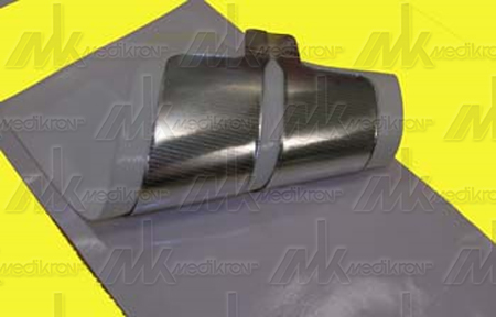 Piastra monouso pregell. ad. per sistemi rem, bipartita,senza cavo 