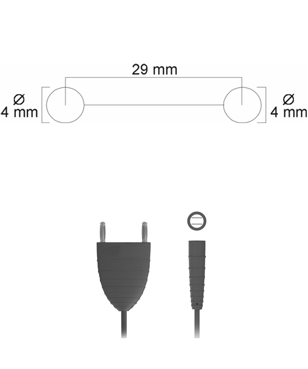 Cavo bipolare EUR da 3 metri, con resistenza alla sterilizzazione autoclave, progettato per garantire connessioni sicure e affidabili in applicazioni mediche.