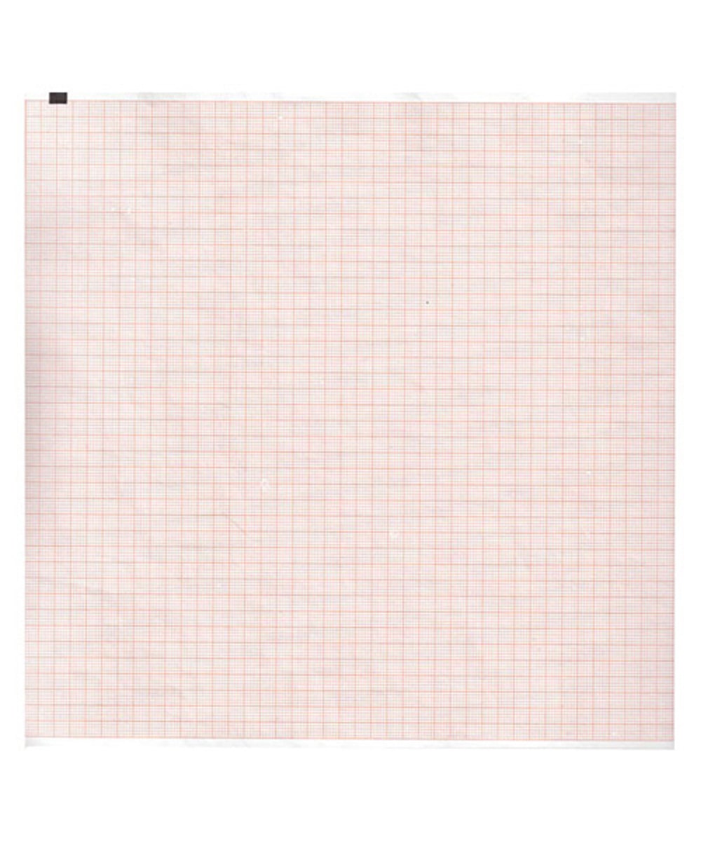 Carta termica EasyTrace® ECG z-fold per Cardioline serie 200, confezione da 10 pacchi, formato 210 x 295 mm, stampa chiara e precisa.