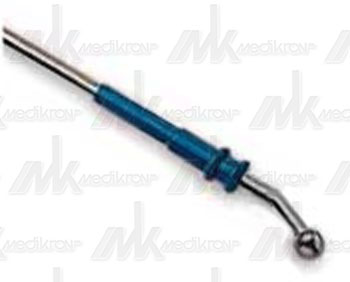 Elettrodo curvo a sfera diam. mm.4 cm. 5,5 